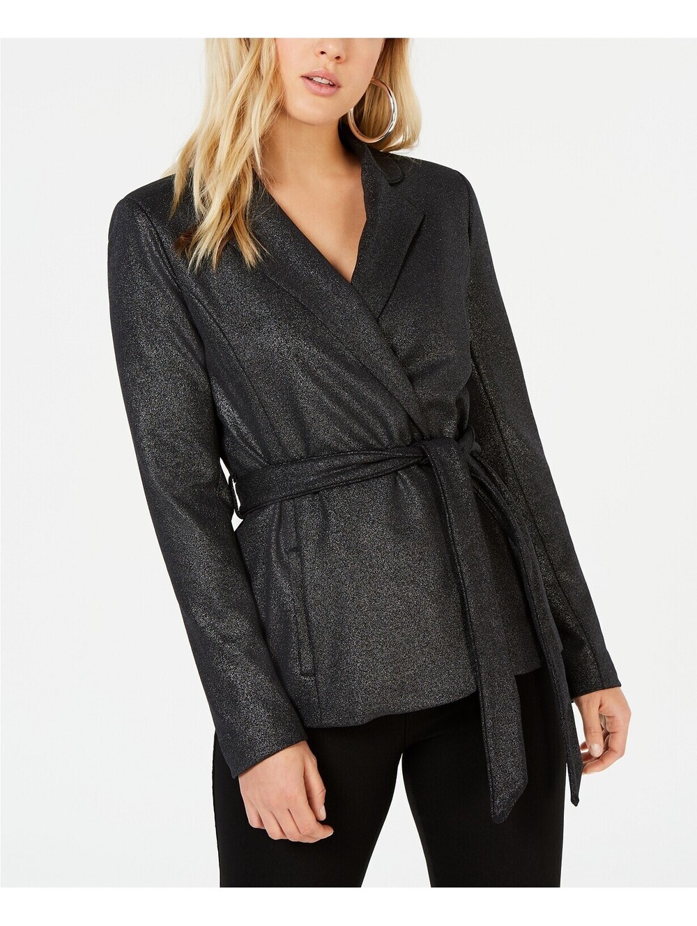 Xoxo Juniors Metallic Wrap Jacket Size 2XL